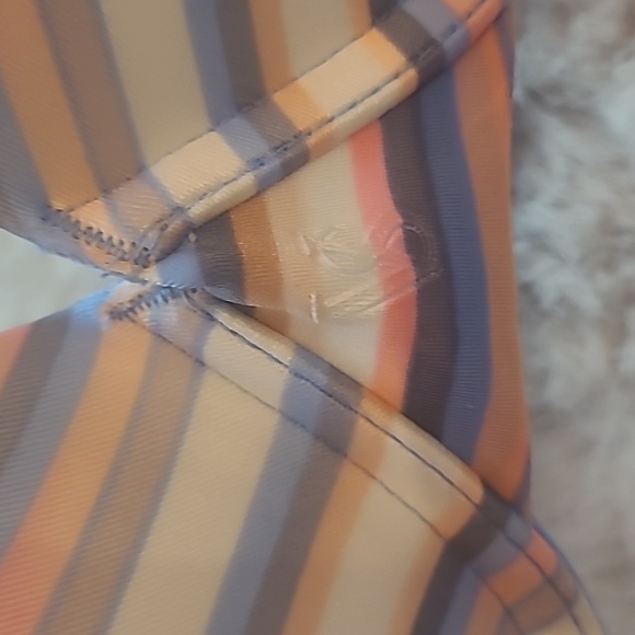 Victorias Secret Underwire Bra 32DD Blue Pink White Stripes - Picture 10 of 10